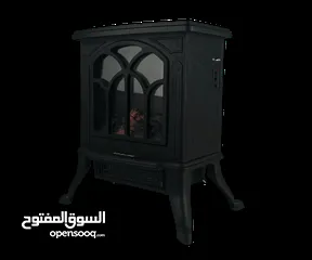  6 مدفأة حرارية منظر حطب