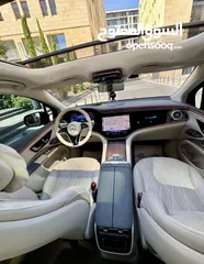  26 للبيع  مرسيدس MERCEDES EQS 580 SUV 4MATIC  موديل 2023  كهربائية بالكامل  7 مقاعد  فل كامل