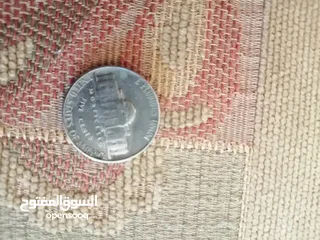  5 عملات قديمة للبيع اردني امريكي بريطاني ألماني عراقي خليجي يوجد قطع نوادر ومميزة