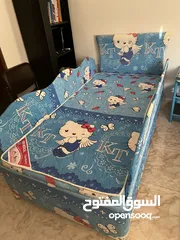  3 Kids Single bed with Mattress