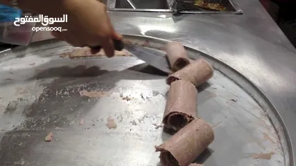  9 جهاز ايسكريم رول / ايسكريم صاج  شركة spelor   Roll ice cream( موطه)