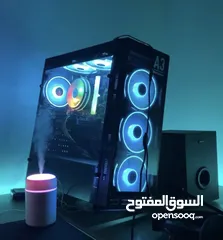  1 بي سي جيمنج ممتاز مع شاشة دسكود جانبية للبيع