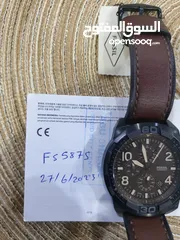  6 Brand new FOSSIL FS5875 Bronson watch