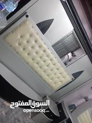  1 غرفه نوم ماستر تفصيل خشب لاتيه 18 لون مميز فضي واسود