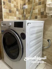  5 غسالة ونشافة بيكو اتوماتيكيه سعه 8 كغم Beko للبيع استعمال نظيف في عمان