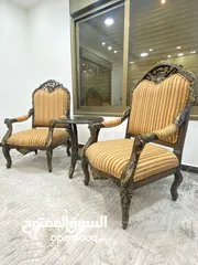  5 طقم كنب صناعه حلبية 7 مقاعد ثلاثيه