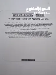  3 MacBook Pro with Apple M3 Max chip16-inch