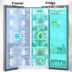  3 Samsung Samsung Side By Side Refrigerator 540 Litres RSA1STMG1