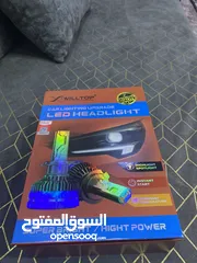  4 لايت زنون فيشه H7 عدد 2 للبيع