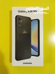  6 Galaxy A34 أسود 128 غيغا
