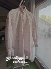  5 Pink floral Shirt Dress