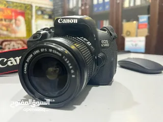  1 كاميرا كانون احترافية650d