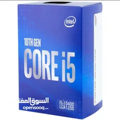  1 SPU CORE i5 intel 10400f معالج اي فايف جيل عاشر 