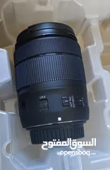  1 عدسة  CANON الشاملة 18 135 nano usm  مع stbilizer جديدة  وبسعر مناسب