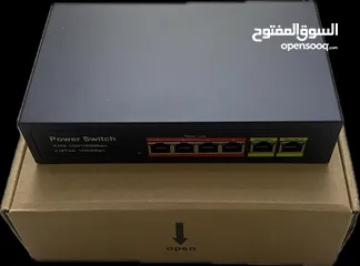  1 سويتش POE جيجابت 4 قنوات + 2 Uplink   POE SWITCH GIGABIT 4 CHANNELS + 2 UPLINK
