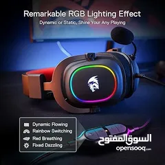  5 Redragon H510 Zeus-X RGB Wired Gaming Headset - 7.1 Surround Sound سماعة ريدراجون اصلية مكفولة