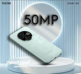 4 موبايل TECNO SPARK 30C  رام 8 / ذاكرة 128 / كاميرا 50MP بسعر ناااار