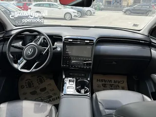  10 هونداي توسان ترخيص 2022 محرك 1600 هايبرد plug in/يقطع على الشحنه 52 كيلو متر