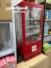  1 ثلاجة كاونتر عرض كيك 4 طبقات