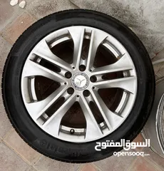  2 للبيع طقم رنقات مرسيدس E 2013 Mercedes E OEM alloy wheels