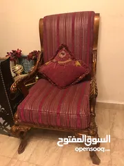  3 طقم كنب زان فاخر ثقيل