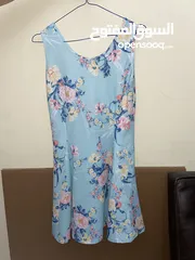  3 Blue Floral Dress