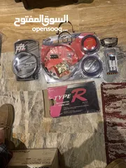  2 سماعات pioneer وسماعات  سوني 240 w XPlod