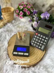  7 ميزان حساس الكتروني دقيق جدا  كفر حاسبة يزن 0.01 / 500 غرام