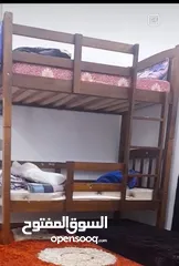  1 سرير اطفال دورين للبيع