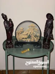  2 ديكورات تحف قديمة ونادرة. لطفاً اقرأ الوصف .