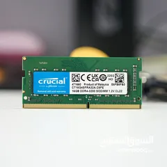  1 Crucial Laptop Ram 16GB DDR4