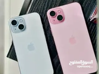  16 iPhone 15 (128GB/256GB) جديد  كفالة شرق اوسط لمدة عام من تاريخ الشراء الجهاز  يوجد بكج اصلي