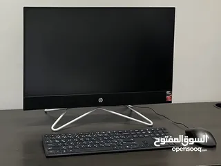  1 HP All-in-One Desktop Computer With FREE Keyboard And Mouse