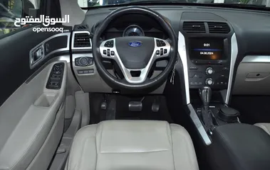  17 Ford Explorer XLT 4WD ( 2015 Model ) in Black Color GCC Specs