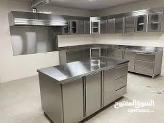  14 Stainless steel commercial kitchen equipment & exhaust Duct