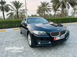 2 BMW 520 GCC 2015 V4 very clean car  بي ام دبليو 520 خليجي 4 سلندر 2015 بحالة ممتازة