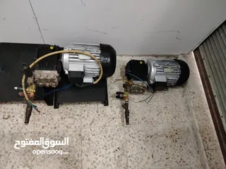  7 تشكيلة معدات لمحطات الغسيل والبناشر بأسعار مناسبه للجميع  مضخات الغسيل وماكينات شامبو ايطالي بجميع ا
