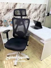  2 كراااسي عصرية بأقل الاسعار كراسي مكتب طبية مع مسند رأس جك ايطالي كفالة سنة