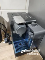  1 مكينة قهوة وحليب نيسبريسو  Nespresso