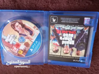  2 CD GTA5 مستعمل بحاله ممتازه جدا  البلايستيشن 4 ب 100 شيكل