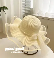  1 طاقية قش صيفية