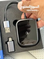  1 Wireless car adapter  لتشغيل الآيفون بدون سلك