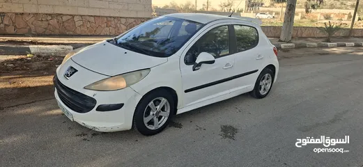  19 بيجو 207 مش 206موديل 2008-اتومتيك -ماتور 1600اصل برايفت  فحص الف وسعر محرقة كاش نظيفة من الاخر