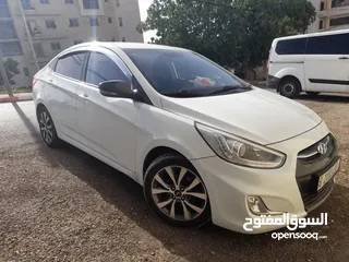  1 هونداي اكسنت 2015 مميزة جدا بحالة الوكاااالة