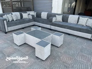  26 عرض خاص على جلسات الخليجية 17 مقعد + طقم طربيزاط مع مراكي + 10 مخدات