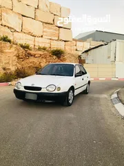  3 تويوتا كورولا مديل 99 جير تومات  متور 1.6  فحص ممتاز