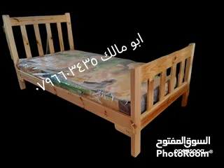  19 تخت طابقين تخوت وأسرة من أحسن انوع الخشب حسب الطلب صناعة ممتازة سرير  مفرد لا نعمل بتجاري