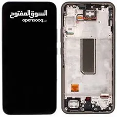  1 شاشة سامسونج A34 أصلية شركة 100% مع فريم .  SAMSUNG A34 ORIGINAL LCD .