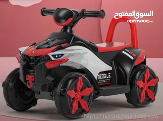  2 سيارة اطفال كهربائية بتحمل لغاية 25 كيلو بقوة 6 فولت بمواصفات وجودة مميزة مناسب للاطفال 1-4 سنوات