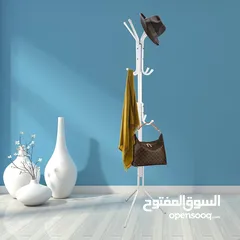  2 شماعة الملابس الكلاسيكية معدن ثقيل مطلي ضد الصدأ والتآكل تصميم راقي يوفر ترتيب وأناقة